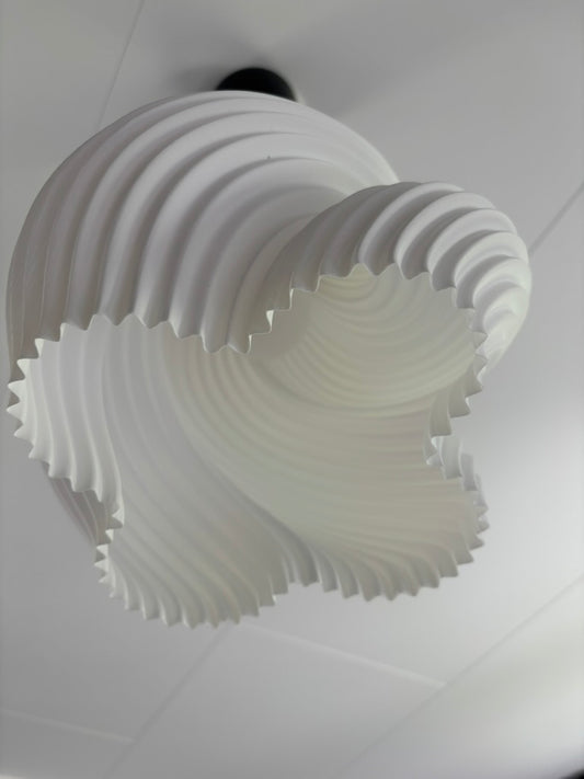 Aurora 3D-printad lampskärm